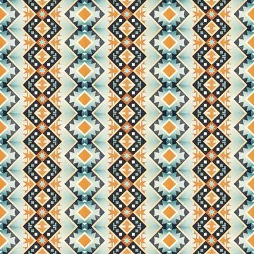 Seamless geometric pattern with squares Stock Illustration