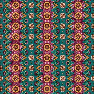 Seamless geometric pattern with squares Stock Illustration