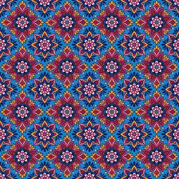 Seamless geometric pattern with squares Stock Illustration