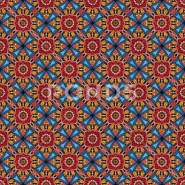 Seamless geometric pattern with squares Illustrazione stock