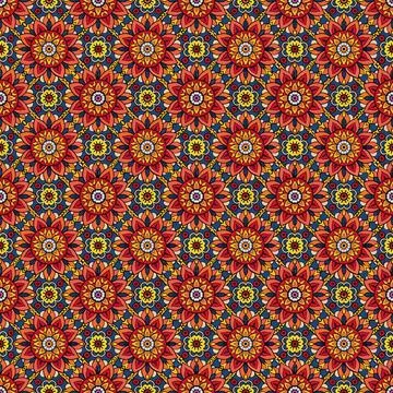 Seamless geometric pattern with squares Stock Illustration