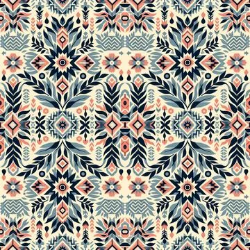 Seamless geometric pattern with squares Stock Illustration