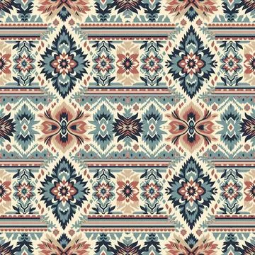 Seamless geometric pattern with squares Stock Illustration