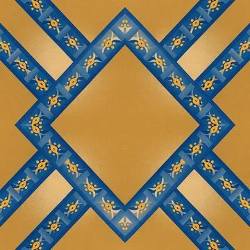 Seamless geometric pattern with squares Stock Illustration