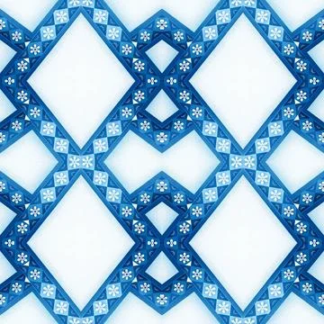 Seamless geometric pattern with squares Stock Illustration