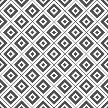 Seamless geometric pattern of squares for texture, textiles and simple backgr Illustrazione stock