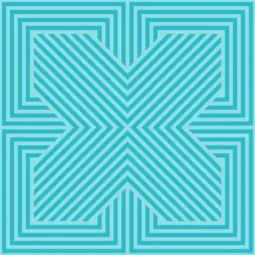 Seamless geometric pattern - striped texture. Vector creative background Stock Illustration