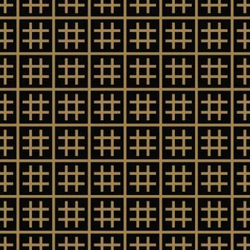 Seamless geometric pattern by stripes line . Seamless vector background. Blac 스톡 일러스트