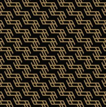 Seamless geometric pattern by stripes line . Seamless vector background. Blac 스톡 일러스트