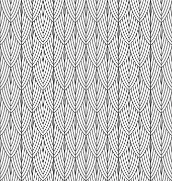 Seamless geometric pattern in style art deco. Stock Illustration
