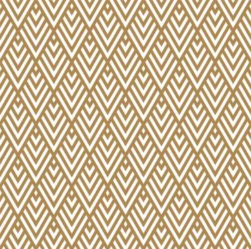 Seamless geometric pattern in style art deco. Stock Illustration