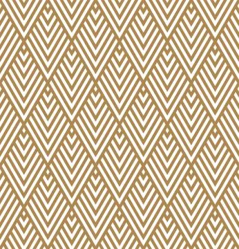 Seamless geometric pattern in style art deco. Stock Illustration
