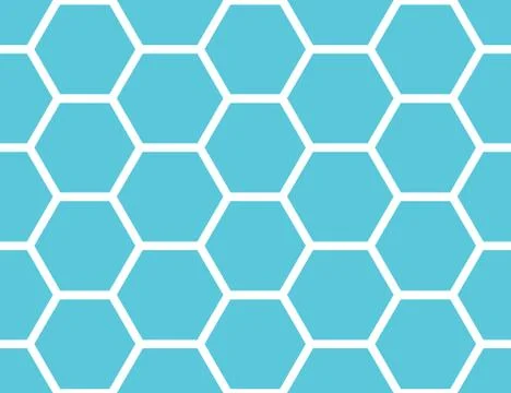 Seamless geometric pattern, texture or background vector in blue, white color Illustrazione stock