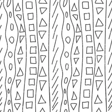 Seamless geometric pattern for texture, textiles, packaging, and simple backg Stock Illustration