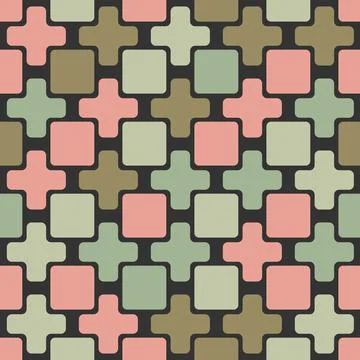 Seamless geometric pattern for texture, textiles, and simple backgrounds Stock Illustration
