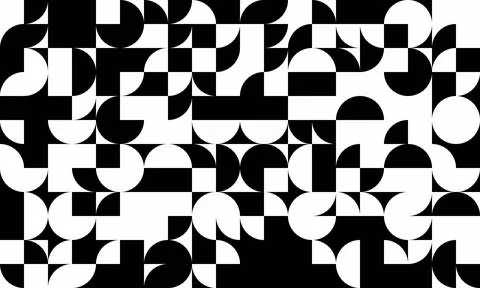 Seamless geometric pattern with textured shapes. Ideal for modern textile des Stock Illustration