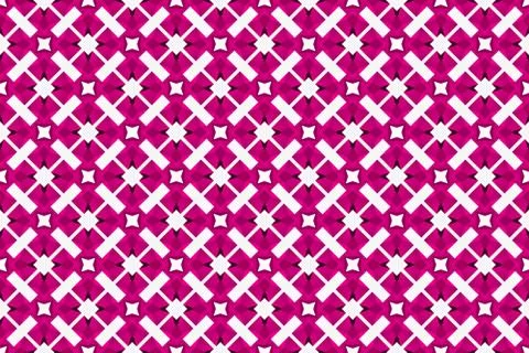 Seamless geometric pattern. Used gradient, in pink colors, white background. イラスト素材