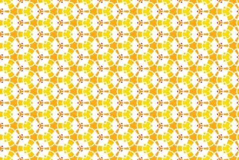 Seamless geometric pattern. Used gradient, in yellow and red colors, white ba イラスト素材