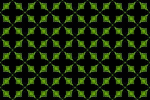 Seamless geometric pattern. Used gradient, in green, black colors. Stockillustratie