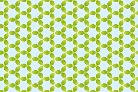 Seamless geometric pattern. Used gradient, in green, light blue colors. Stock Illustration