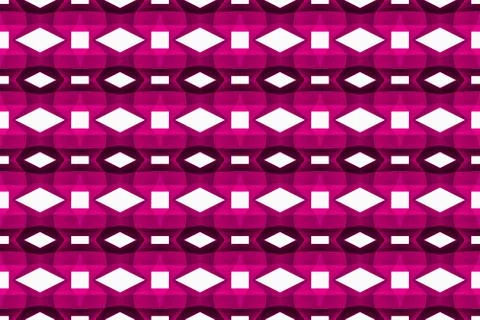 Seamless geometric pattern. Used gradient, in pink, white colors. イラスト素材
