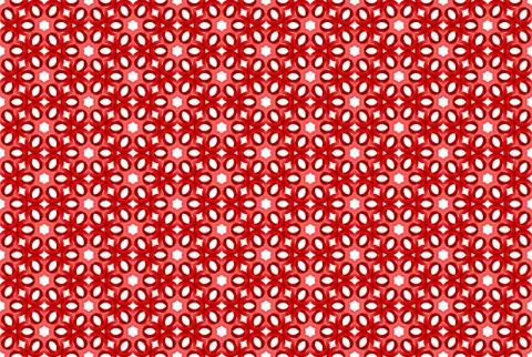 Seamless geometric pattern. Used gradient, in red colors, white background. Illustrazione stock