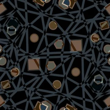 Seamless geometric pattern. Vector illustration. Stock Illustration