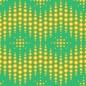 Seamless geometric pattern. Vertical wavy dots. Vector repeating texture with Stock Illustration