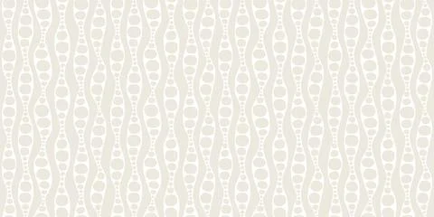 Seamless geometric pattern with waves and bubbles Stock Illustration
