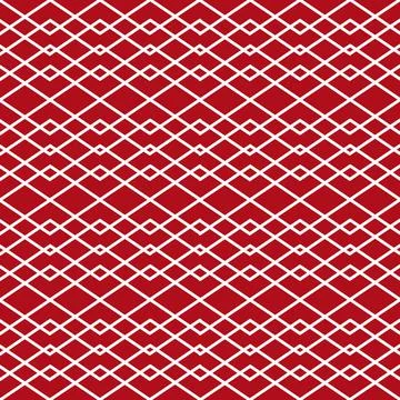 Seamless geometric pattern with white waves. Stock Illustration