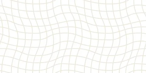 Seamless geometric pattern with woven and distorted checkers Illustrazione stock