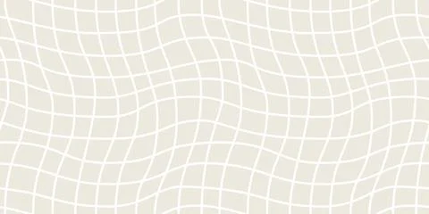 Seamless geometric pattern with woven and distorted checkers Stock-Illustration