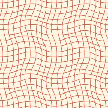 Seamless geometric pattern with woven wavy lines Stock Illustration