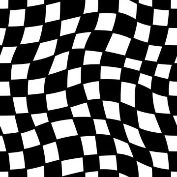 Seamless geometric pattern with woven wavy lines Stock Illustration