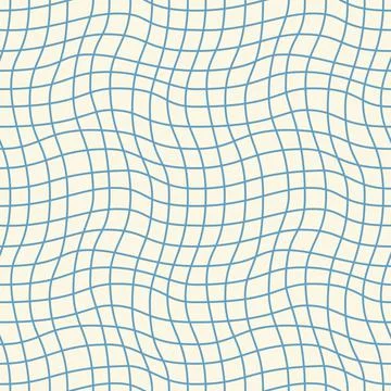 Seamless geometric pattern with woven wavy lines Stock Illustration