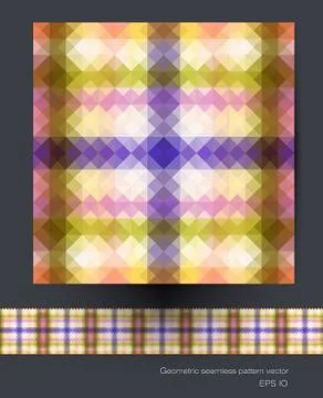 Seamless geometric patterns. vector file Stock Illustration