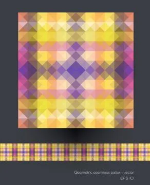 Seamless geometric patterns. vector file Stock Illustration