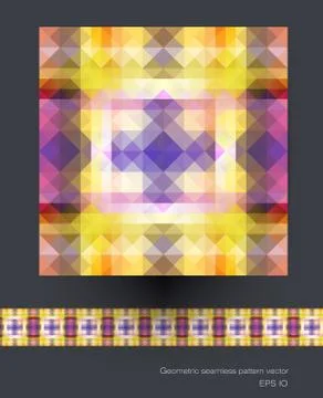 Seamless geometric patterns. vector file 스톡 일러스트