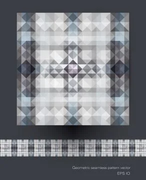 Seamless geometric patterns. vector file Stock Illustration