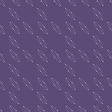 Seamless geometric patterns on a violet background. Uneven spots, dots 스톡 일러스트