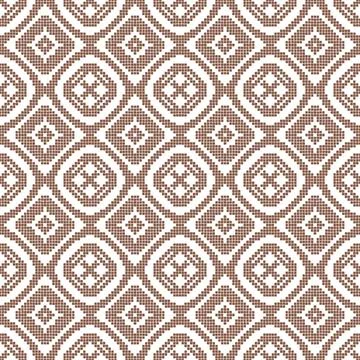 Seamless geometric pixel art pattern 스톡 일러스트