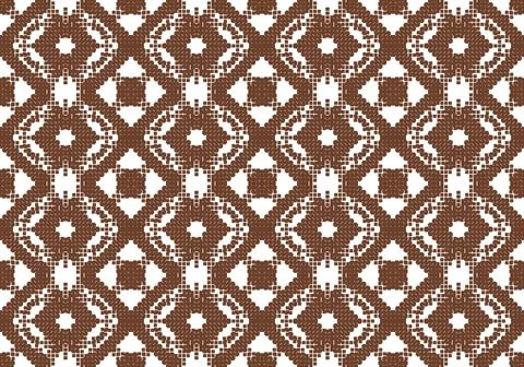 Seamless geometric pixel art pattern Stock-Illustration
