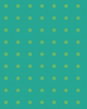 Seamless Geometric Polka Dot Pattern on Teal Turquoise Background for Digit.. Stock Illustration