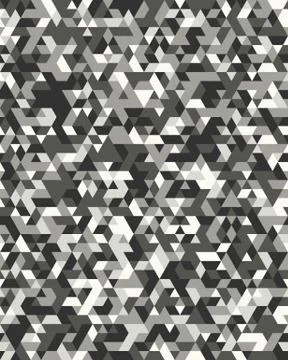 Seamless geometric polygons patterns Stock Illustration