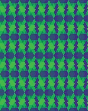 Seamless geometric polygons patterns Stock Illustration