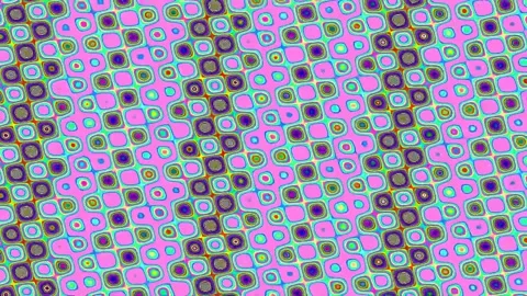 Seamless geometric psychedelic abstract pattern background texture wallpape.. Video stock 337162025
