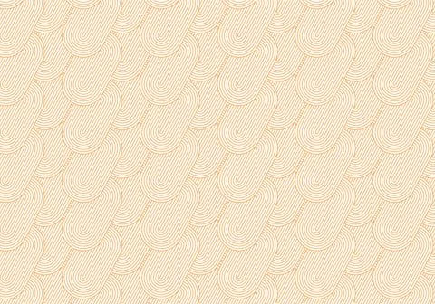 Seamless Geometric Retro Line Pattern Background in Soft Beige and Orange f.. Illustrazione stock