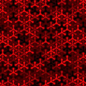 Seamless Geometric Ruby Triangles on Black Background Vector Pattern イラスト素材