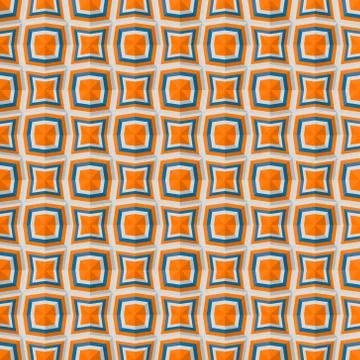 Seamless geometric shapes pattern Stock Illustration