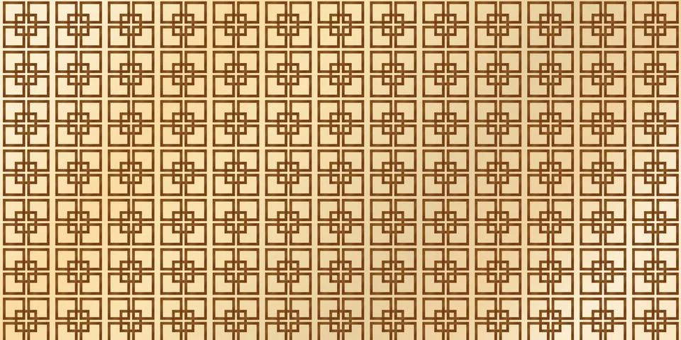 Seamless Geometric Square Lattice Pattern Background Stock Illustration